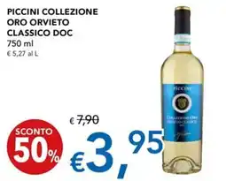 Migross Superstore Piccini Collezione Oro Orvieto Classico DOC offerta