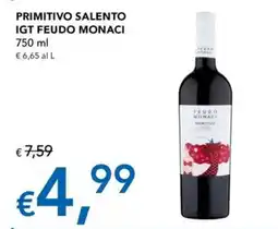 Migross Superstore Primitivo Salento IGT Feudo Monaci offerta