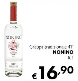 Maxi Supermercati Grappa tradizionale NONINO offerta