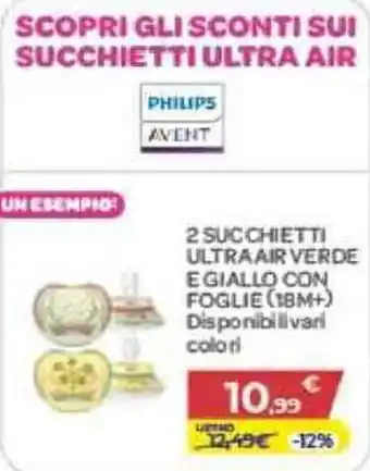 Succhietti ultra air Philips Avent