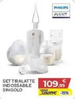 Bimbo Store Philips Avent set tiralatte indossabile singolo offerta