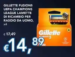 Migross Superstore Gillette Fusion5 lamette di ricambio per rasoio da uomo offerta