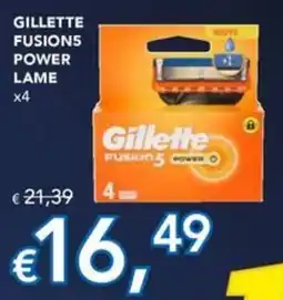 Migross Superstore Gillette Fusions Power Lame offerta