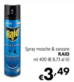 Maxi Supermercati Spray mosche & zanzare RAID offerta