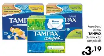 Assorbenti interni Tampax