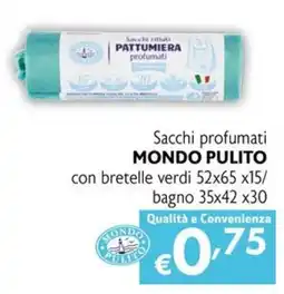 Maxi Supermercati Sacchi profumati Pattumiera Mondo Pulito offerta