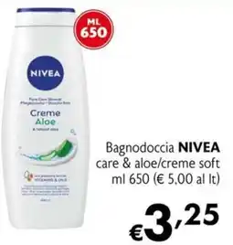 Maxi Supermercati Bagnodoccia NIVEA care & aloe/creme soft offerta