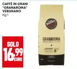 Panorama Caffè in grani Granaroma Vergnano offerta
