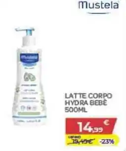 Bimbo Store Mustela Latte Corpo Hydra Bébé offerta