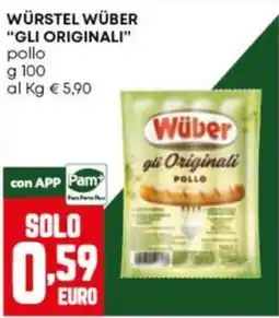 Panorama Würstel Wuber Gli Originali pollo offerta