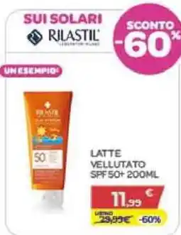 Bimbo Store Latte Vellutato SPF 50+ Rilastil offerta
