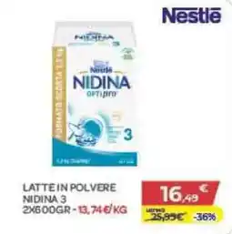 Bimbo Store Latte in polvere Nidina 3 offerta