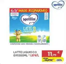 Bimbo Store Mellin Latte Liquido 3 offerta