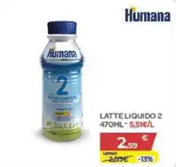 Bimbo Store Latte liquido 2 Humana offerta