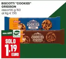 Panorama Biscotti cookies Griesson offerta