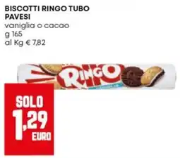 Panorama Biscotti Ringo Tubo Pavesi offerta