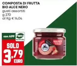 Panorama Composta di frutta bio alce nero offerta