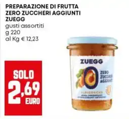 Panorama Preparazione di frutta Zuegg offerta