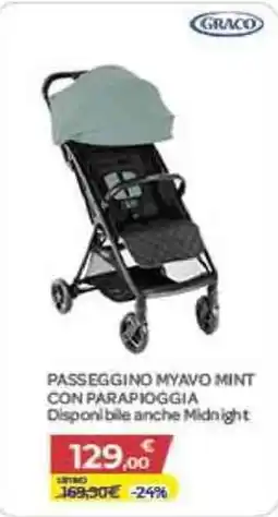 Bimbo Store Graco Passeggino Myavo Mint offerta