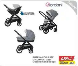 Bimbo Store Giordani Sistema Modulare G-Comfort Grey offerta