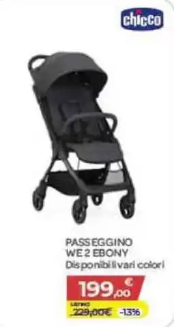 Bimbo Store Passeggino We 2 Ebony chicco offerta