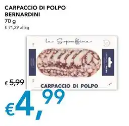 Migross Superstore Carpaccio di polpo Bernardini offerta
