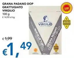 Migross Superstore Grana Padano DOP grattugiato Virgilio offerta