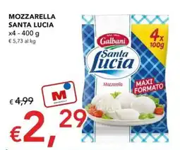 Migross Superstore Mozzarella Santa Lucia offerta
