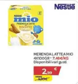 Bimbo Store Merenda latte mio offerta