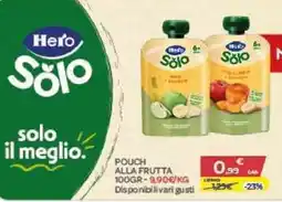 Bimbo Store Hero Solo Pouch alla frutta offerta