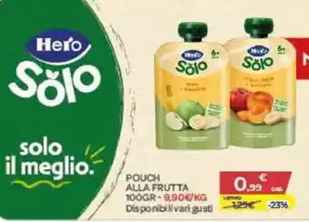 Bimbo Store Hero Solo Pouch alla frutta offerta