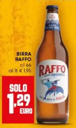 Panorama Birra Raffo offerta