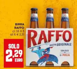 Panorama Birra Raffo offerta