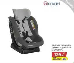 Bimbo Store Giordani Seggiolino auto Orpheus 2.0 i-size offerta