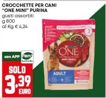 Panorama Crocchette per cani One Mini Purina offerta