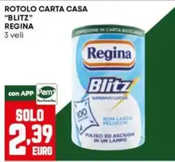 Panorama Rotolo carta casa Blitz Regina offerta