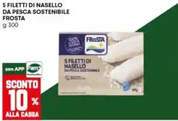 Panorama 5 filetti di nasello da pesca sostenibile Frosta offerta