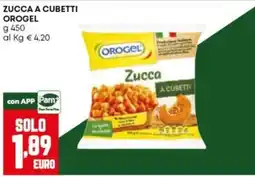 Panorama Zucca a cubetti Orogel offerta