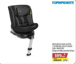 Bimbo Store Seggiolino auto I Turn Black I-Size offerta