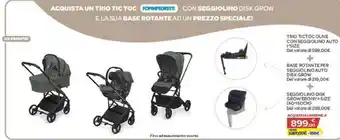 Trio TicToc Olive con seggiolino auto I-Size