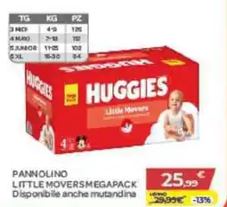Bimbo Store Huggies pannolino little movers offerta