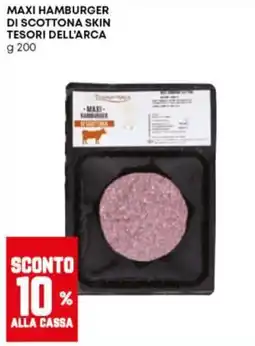 Panorama Maxi hamburger di scottona skin offerta