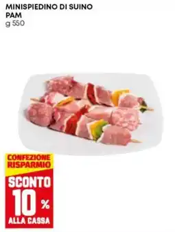 Panorama Minispiedino di suino Pam offerta