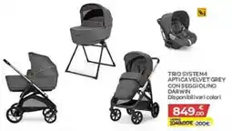 Bimbo Store Tri System4 Aptica Velvet Grey offerta