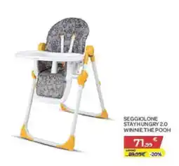 Bimbo Store Seggiolone StayHungry 2.0 Winnie the Pooh offerta