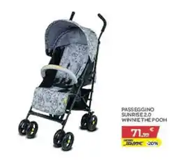 Bimbo Store Passeggino Sunrise 2.0 Winnie the Pooh offerta