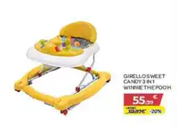Bimbo Store Girello Sweet Candy 3 in 1 Winnie the Pooh offerta