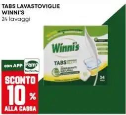 Panorama Tabs lavastoviglie Winni's offerta