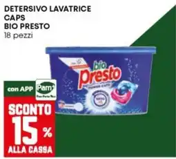 Panorama Detersivo lavatrice caps bio presto offerta