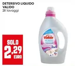 Panorama Detersivo liquido Valido offerta
